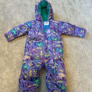Brand new with tags! Columbia girls snowsuit. Size 18-24 months.